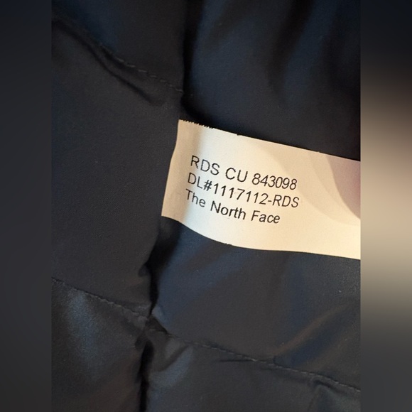 The North Face Flare Jacket Navy Blue Floral 550 Down Fill | Women’s Size Medium - Picture 6 of 9